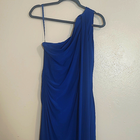 Ralph Lauren one shoulder formal dress size 12 - Picture 3 of 7